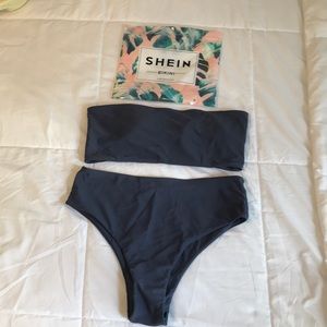 Shein high waisted bikini set